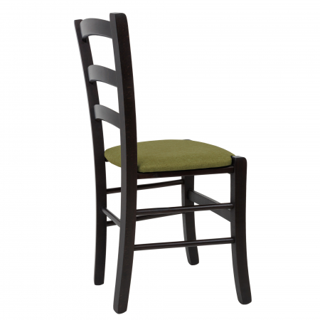 Scaun Paesana, cadru fag, culoare wenge, material stofa S22 verde [2]