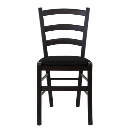 Scaun Paesana, cadru fag, culoare wenge, material stofa S14 negru [1]