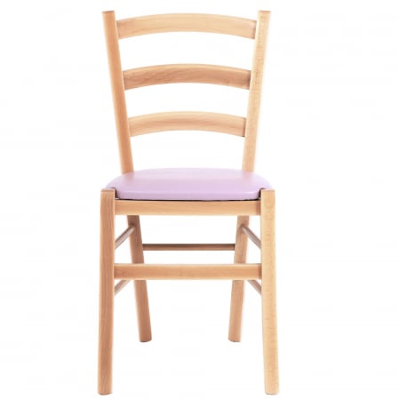 Scaun Paesana, cadru fag, material piele ecologica mov [4]