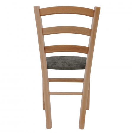 Scaun Paesana, cadru fag, material stofa E30 gri [3]