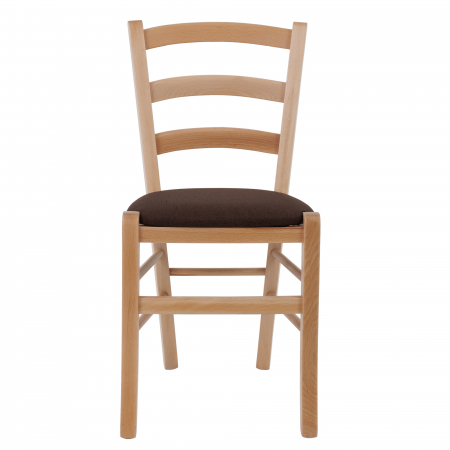 Scaun Paesana, cadru fag, material stofa G08 maro [1]