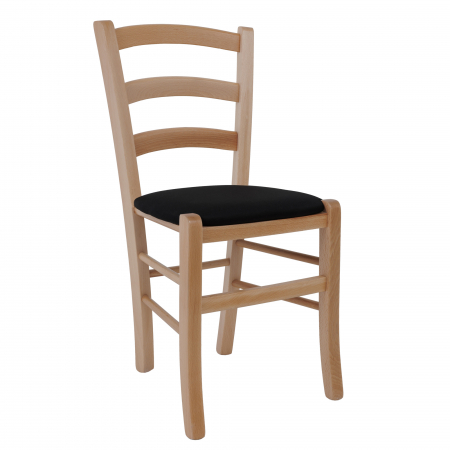 Scaune bucatarie - Scaun Paesana, cadru fag, material stofa S14 negru