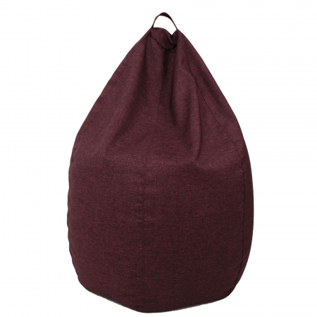 Magazin - Mara - fotoliu puff - stofa S - bordo 78