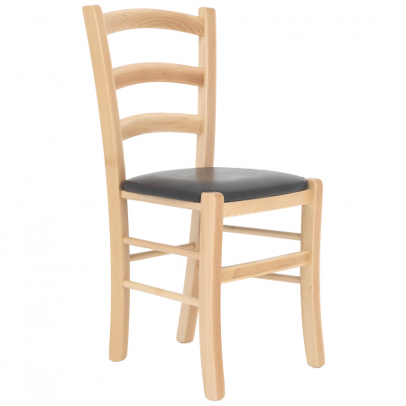 Magazin - Scaun Paesana, cadru fag, material piele ecologica wenge