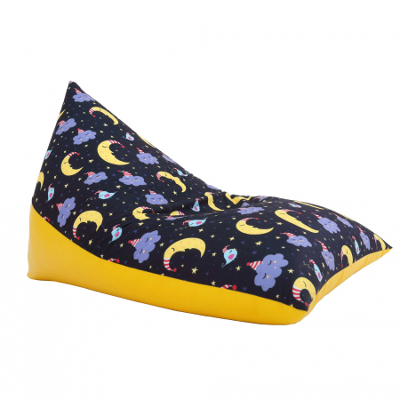Magazin - Bean bag Relax - Luna - Imitatie piele galben