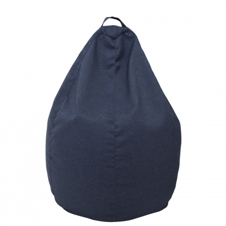 Magazin - Mara - fotoliu puff - stofa S - albastru 80