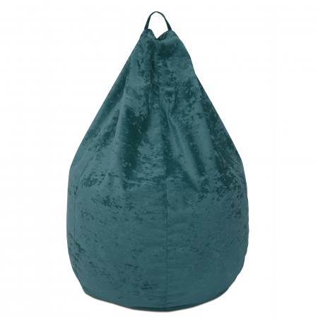 Magazin - Mara - fotoliu puff - stofa E - turcoaz 22