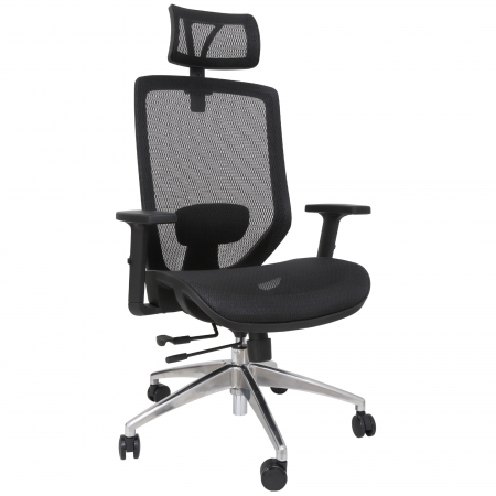 Magazin - Scaun full mesh Nice Lux - negru/negru