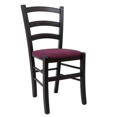 Scaune bucatarie - Scaun Paesana, cadru fag, culoare wenge, material stofa K5 mov