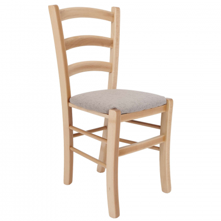 Fara Categorie - Scaun Paesana, cadru fag, material stofa G02 crem