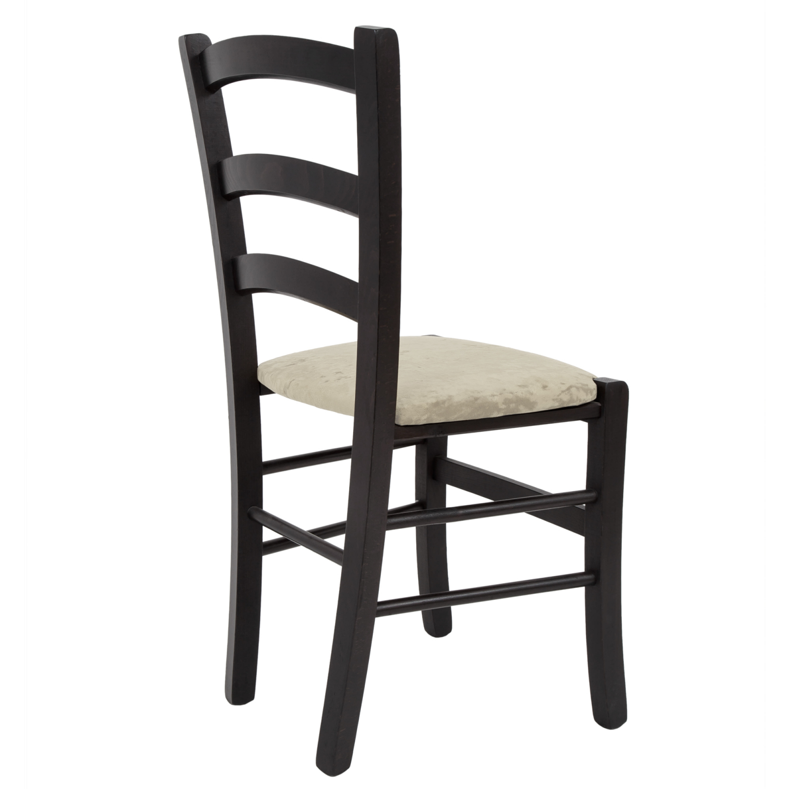 Scaun Paesana, cadru fag, culoare wenge, material stofa E04 crem [2]