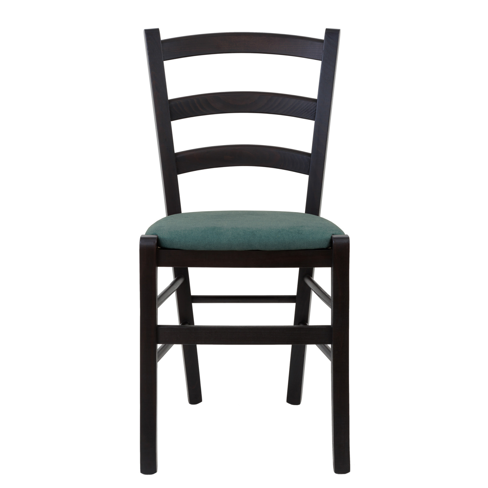 Scaun Paesana, cadru fag, culoare wenge, material stofa K12 turcoaz [1]