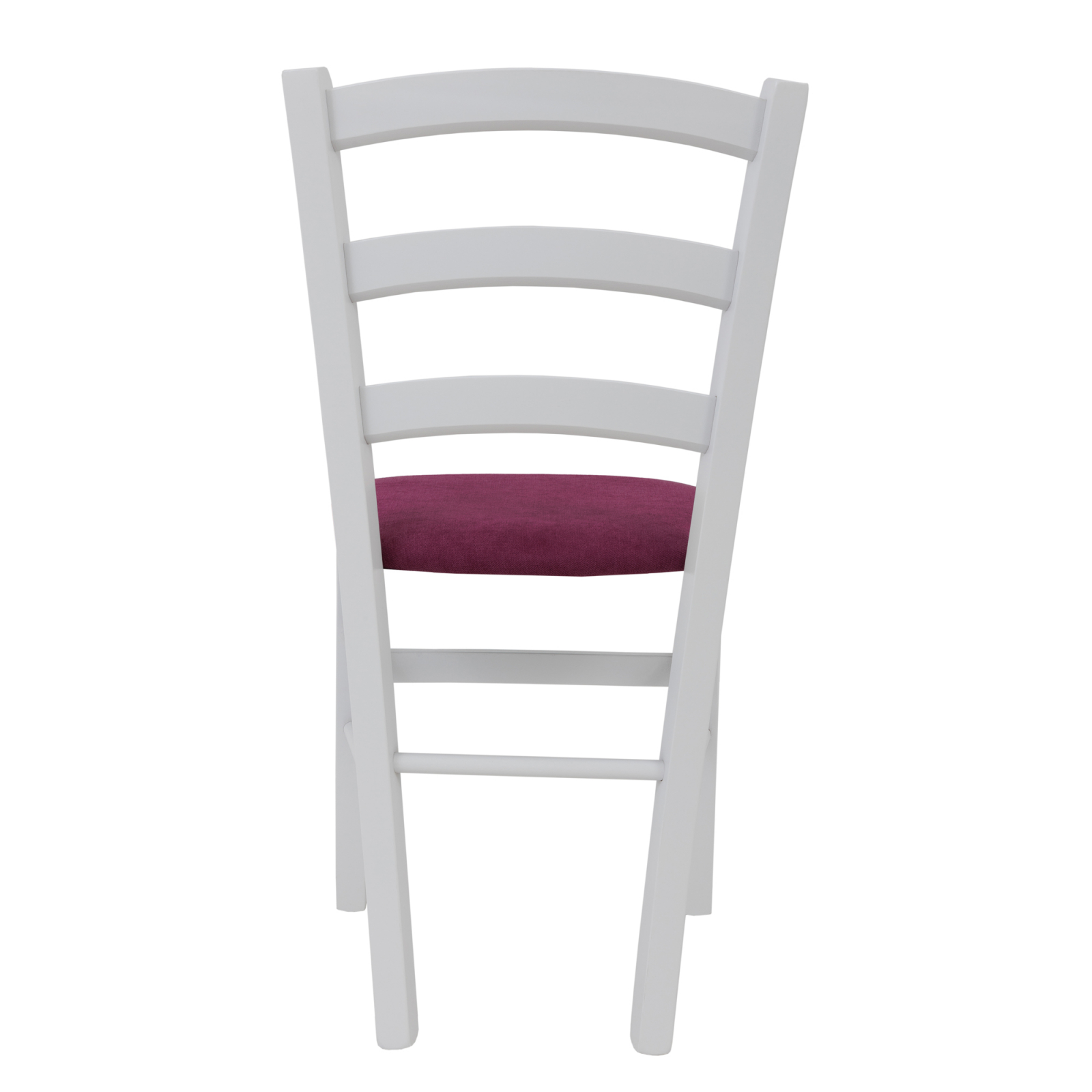 Scaun Paesana, cadru fag, culoare alb, material stofa K5 mov [3]