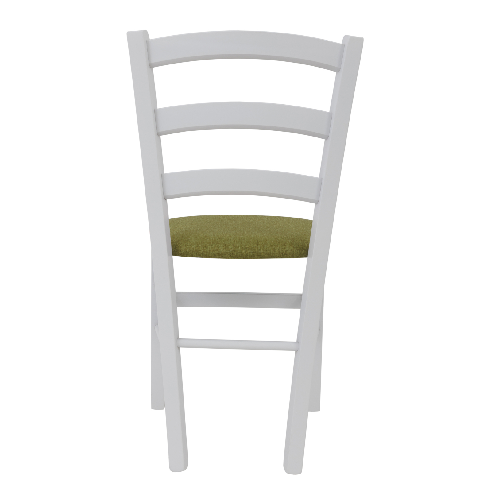 Scaun Paesana, cadru fag, culoare alb, material stofa S22 verde [3]