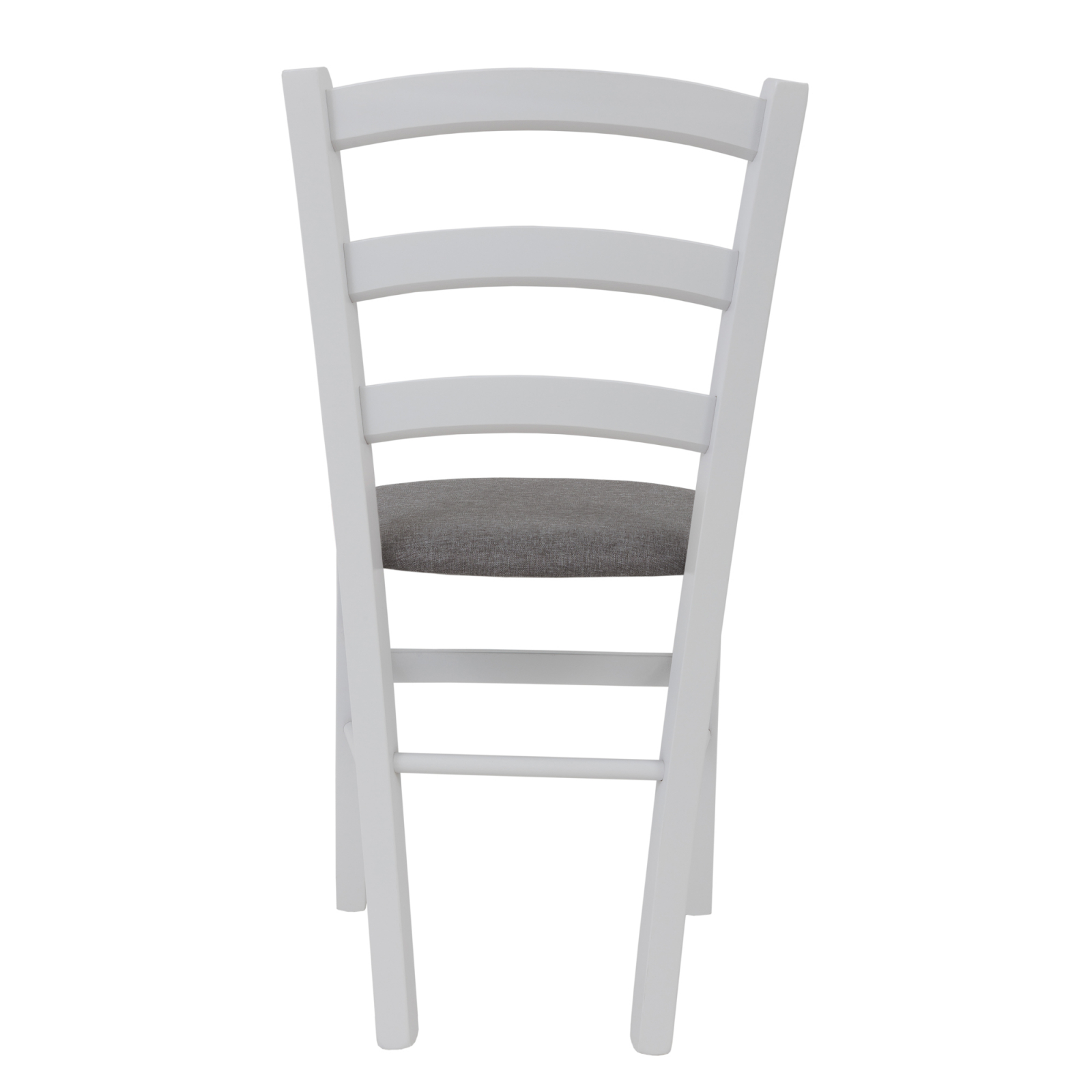 Scaun Paesana, cadru fag, culoare alb, material stofa S21 gri [3]