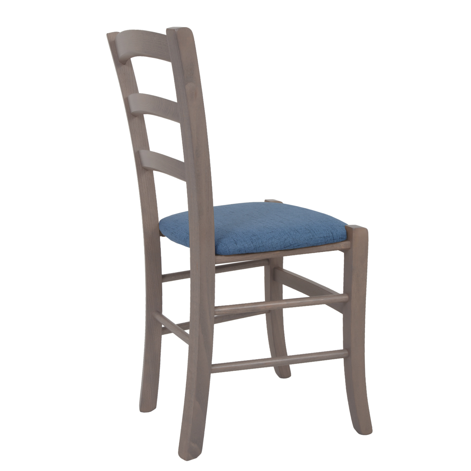 Scaun Paesana, cadru fag, culoare gri, material stofa G22 albastru [2]