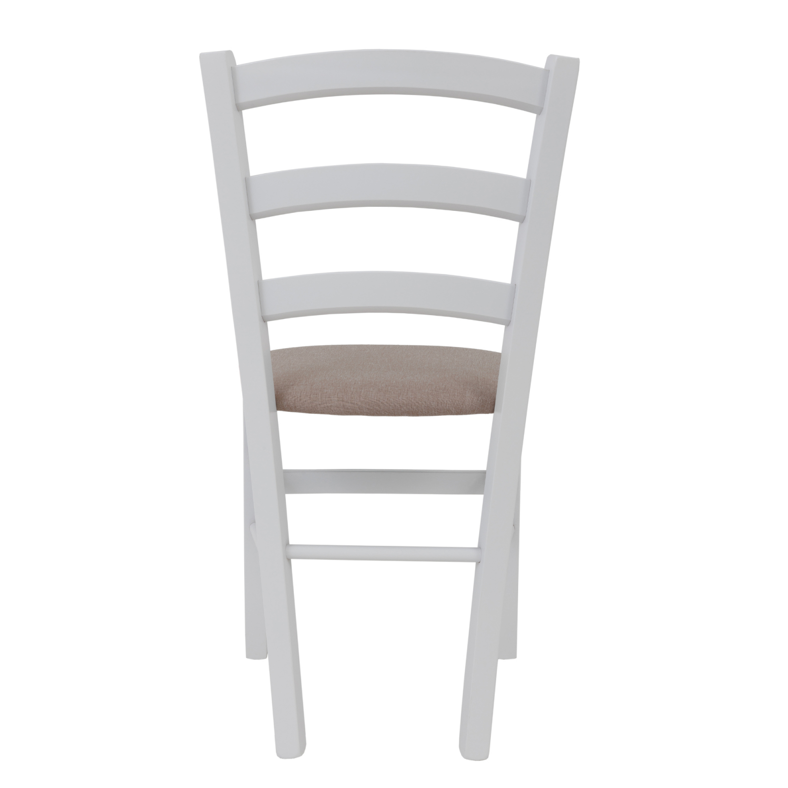 Scaun Paesana, cadru fag, culoare alb, material stofa S17 bej [3]