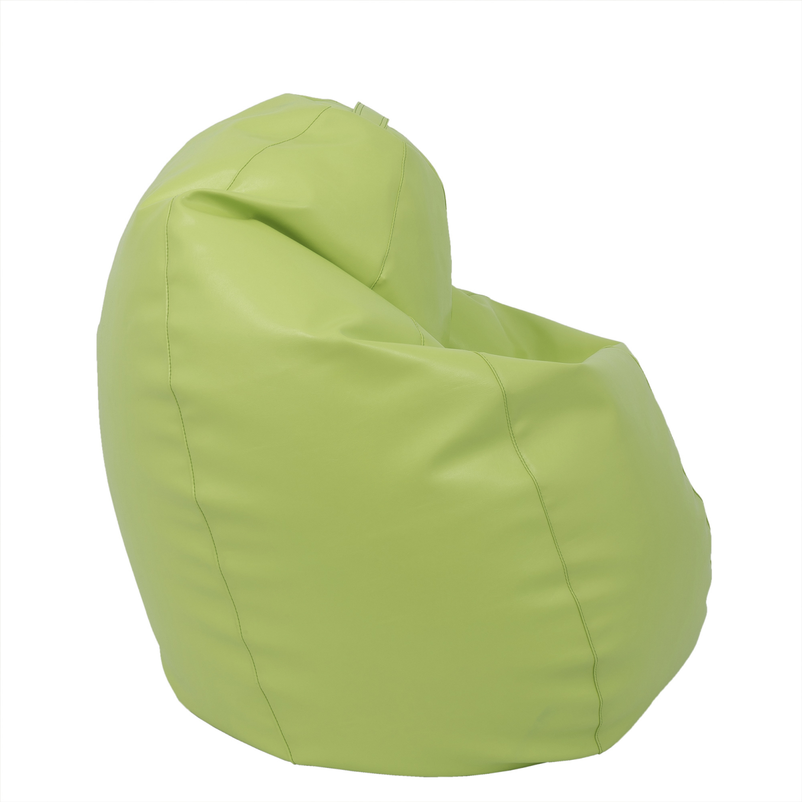 Mara - fotoliu puff - imitatie piele - verde [2]