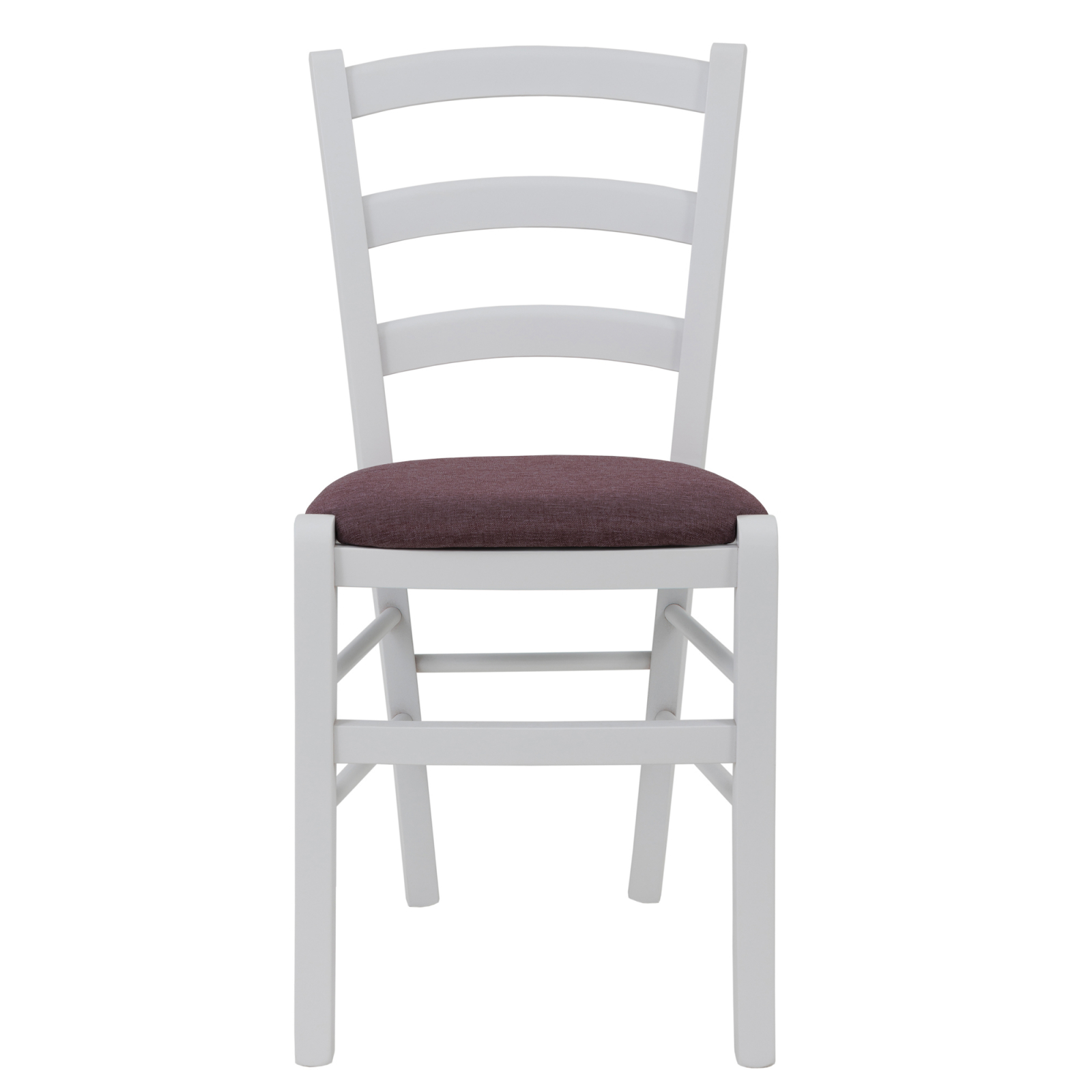 Scaun Paesana, cadru fag, culoare alb, material stofa S69 mov [1]