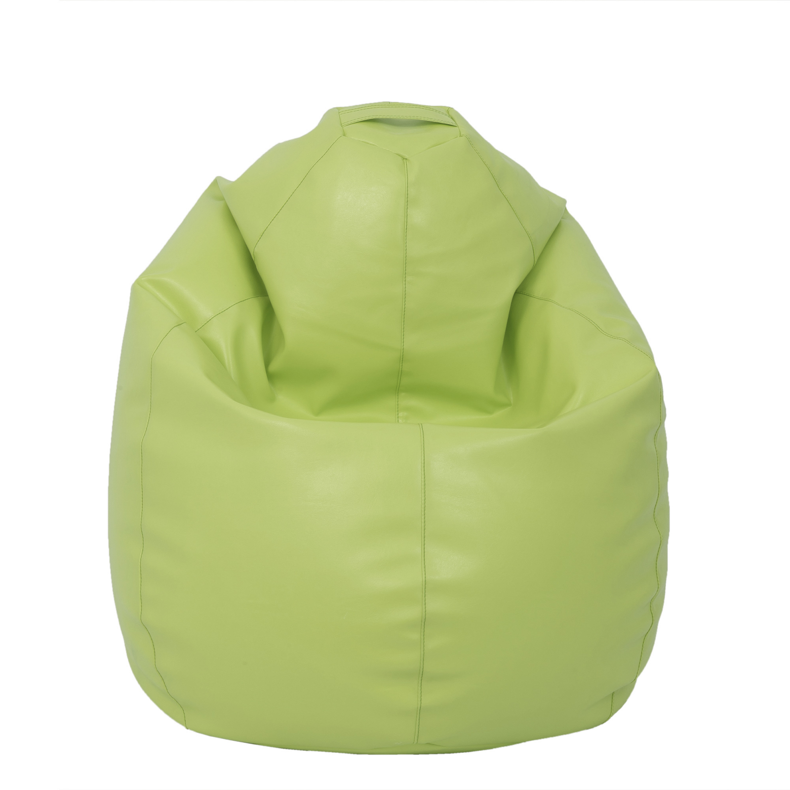 Mara - fotoliu puff - imitatie piele - verde [1]