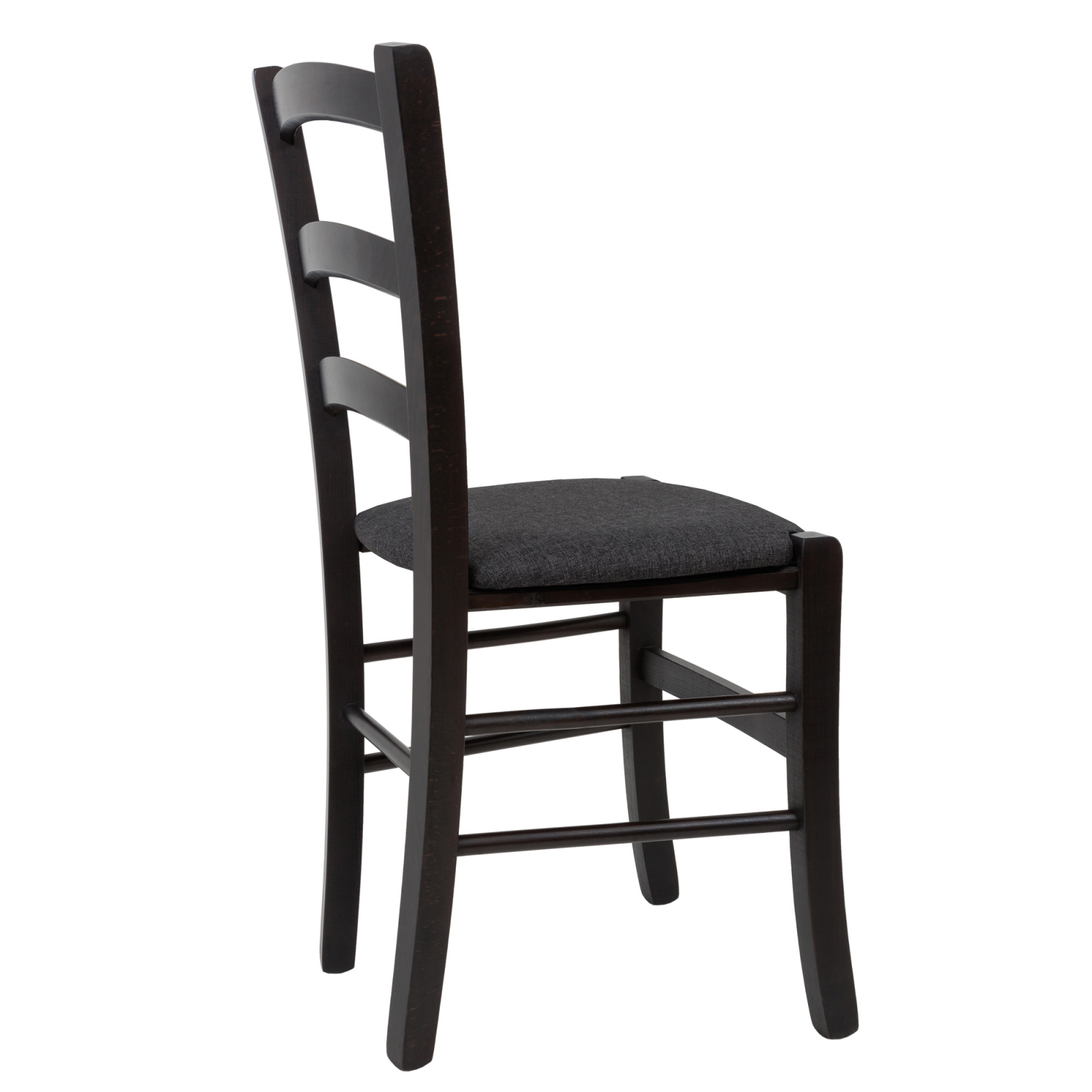 Scaun Paesana, cadru fag, culoare wenge, material stofa S05 gri [2]