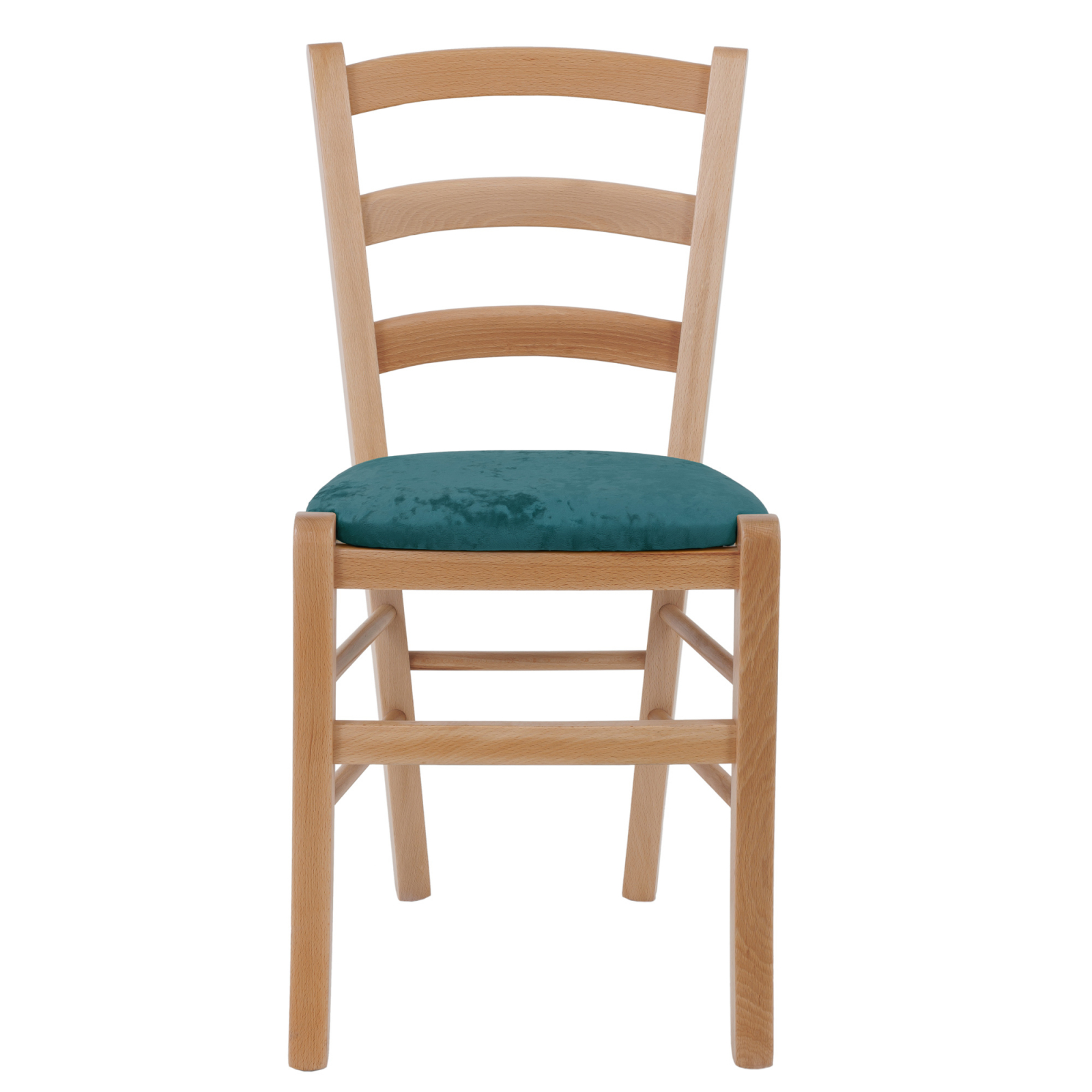 Scaun Paesana, cadru fag, material stofa E22 turcoaz [1]