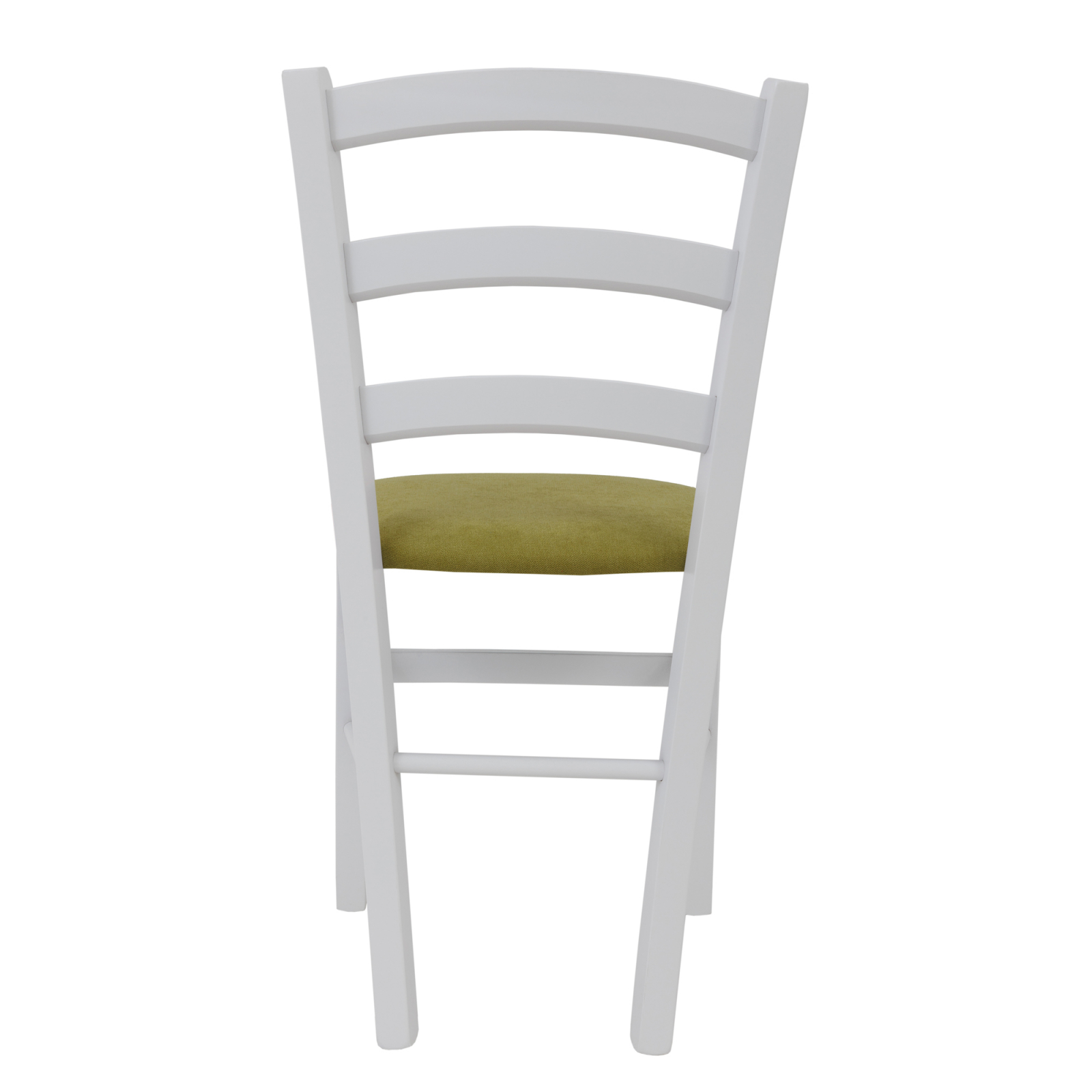 Scaun Paesana, cadru fag, culoare alb, material stofa K2 verde [3]