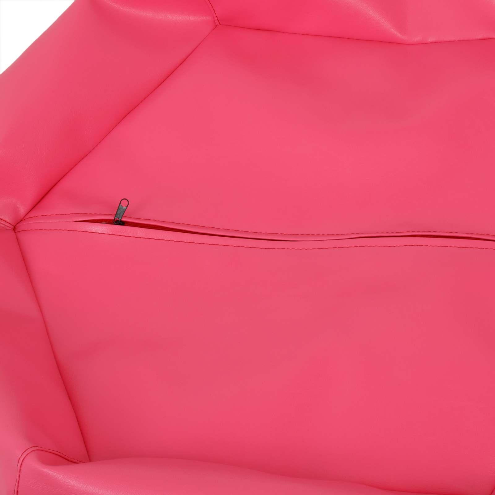 Mara - fotoliu puff - imitatie piele - roz [3]
