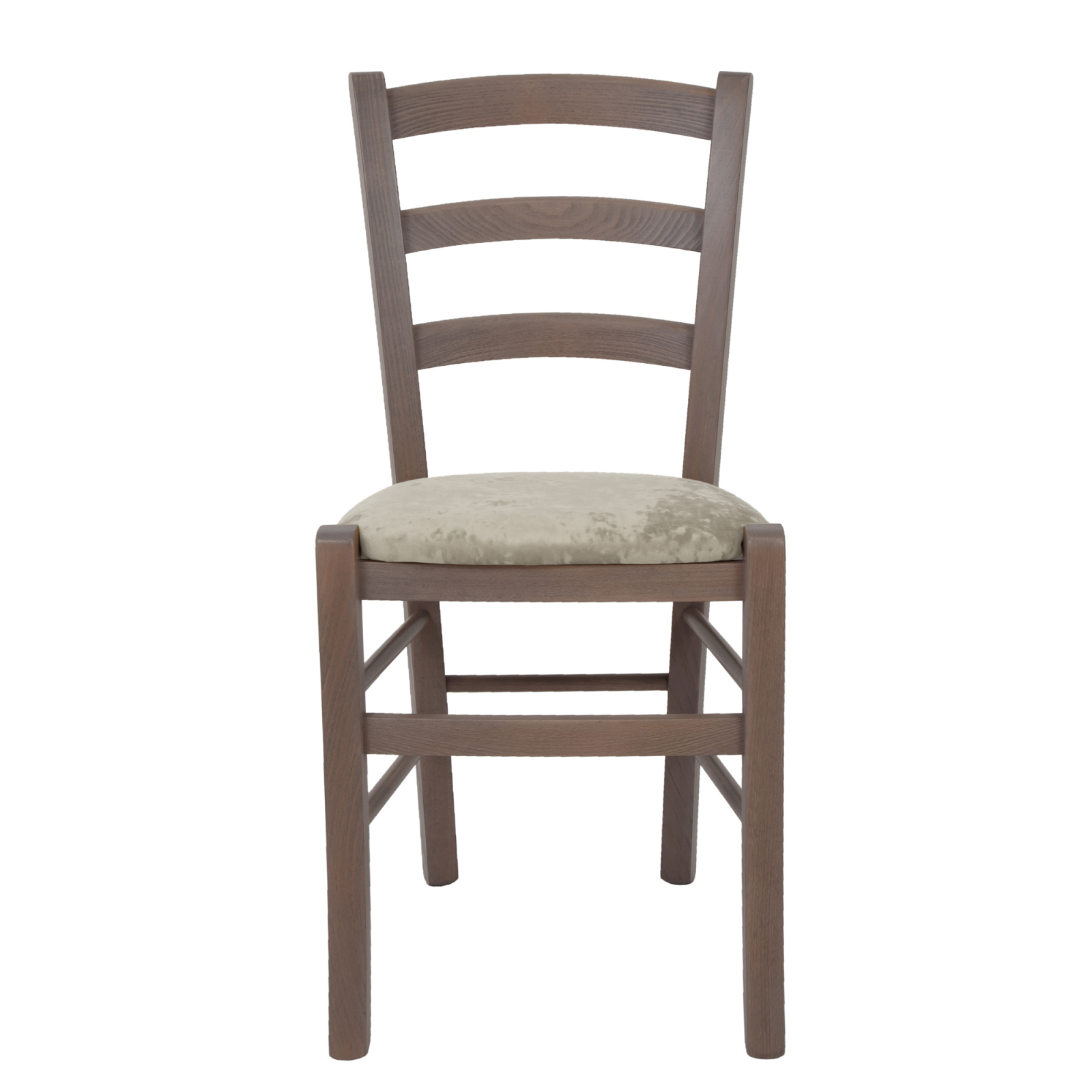 Scaun Paesana, cadru fag, culoare gri, material stofa E04 crem [1]