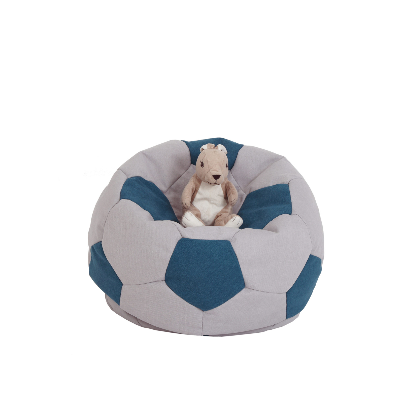 Baby Ball - fotoliu puf - stofa D-bleu/turcoaz [1]