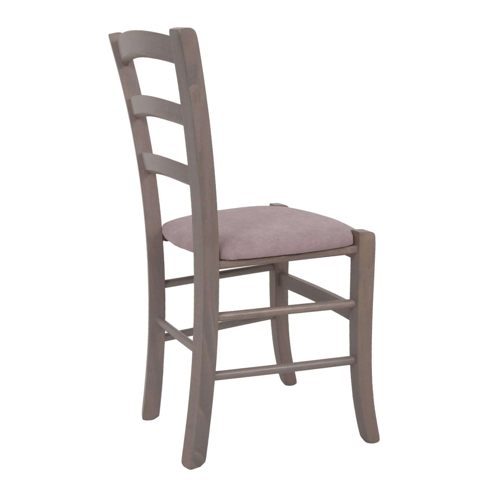 Scaun Paesana, cadru fag, culoare gri, material stofa K19 roz [2]