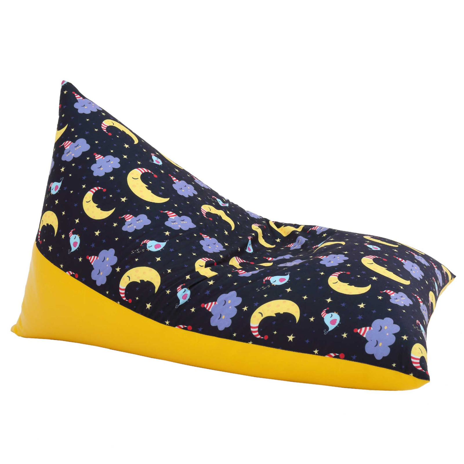 Bean bag Relax - Luna - Imitatie piele galben [2]