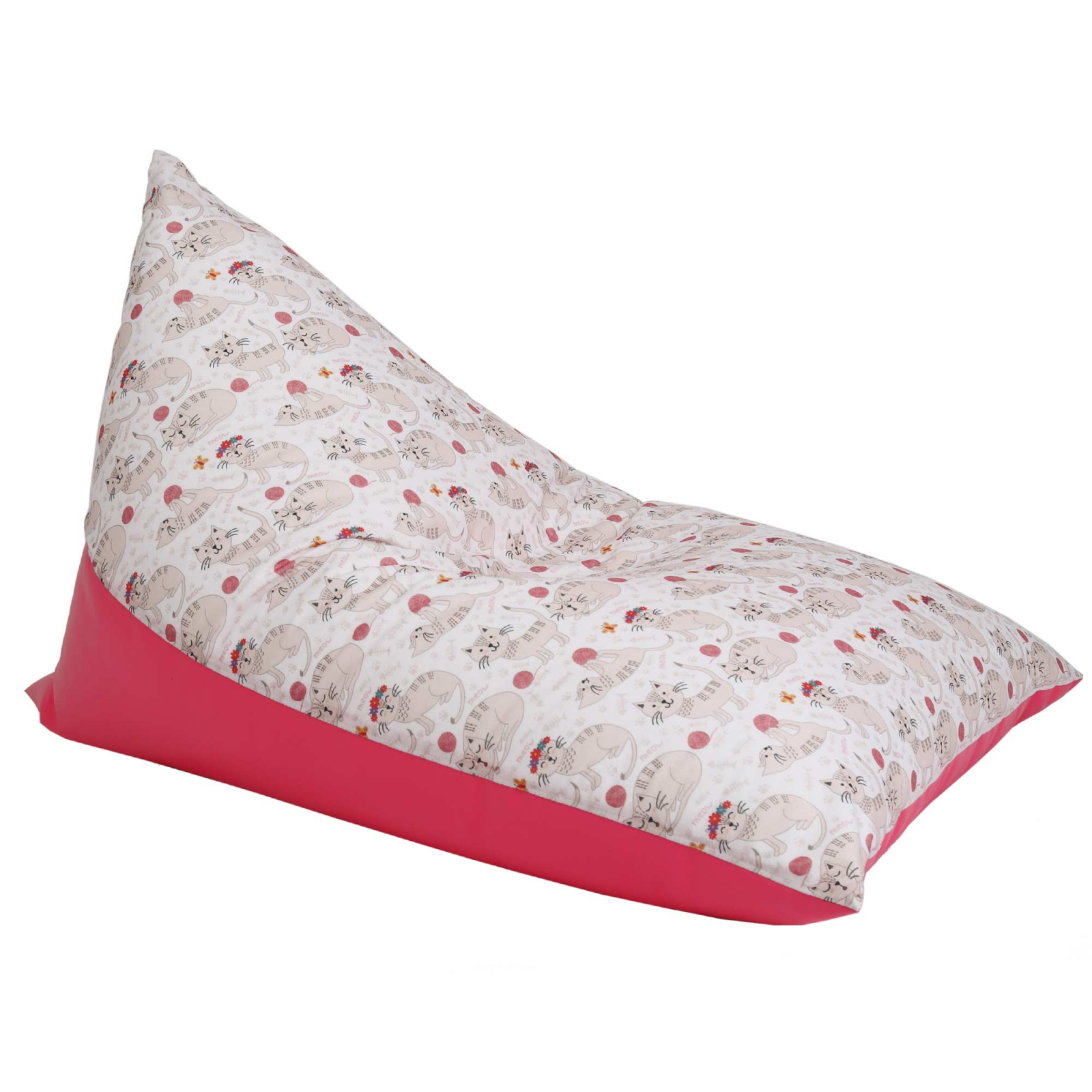 Bean bag Relax - Pisici roz - Imitatie piele roz [2]