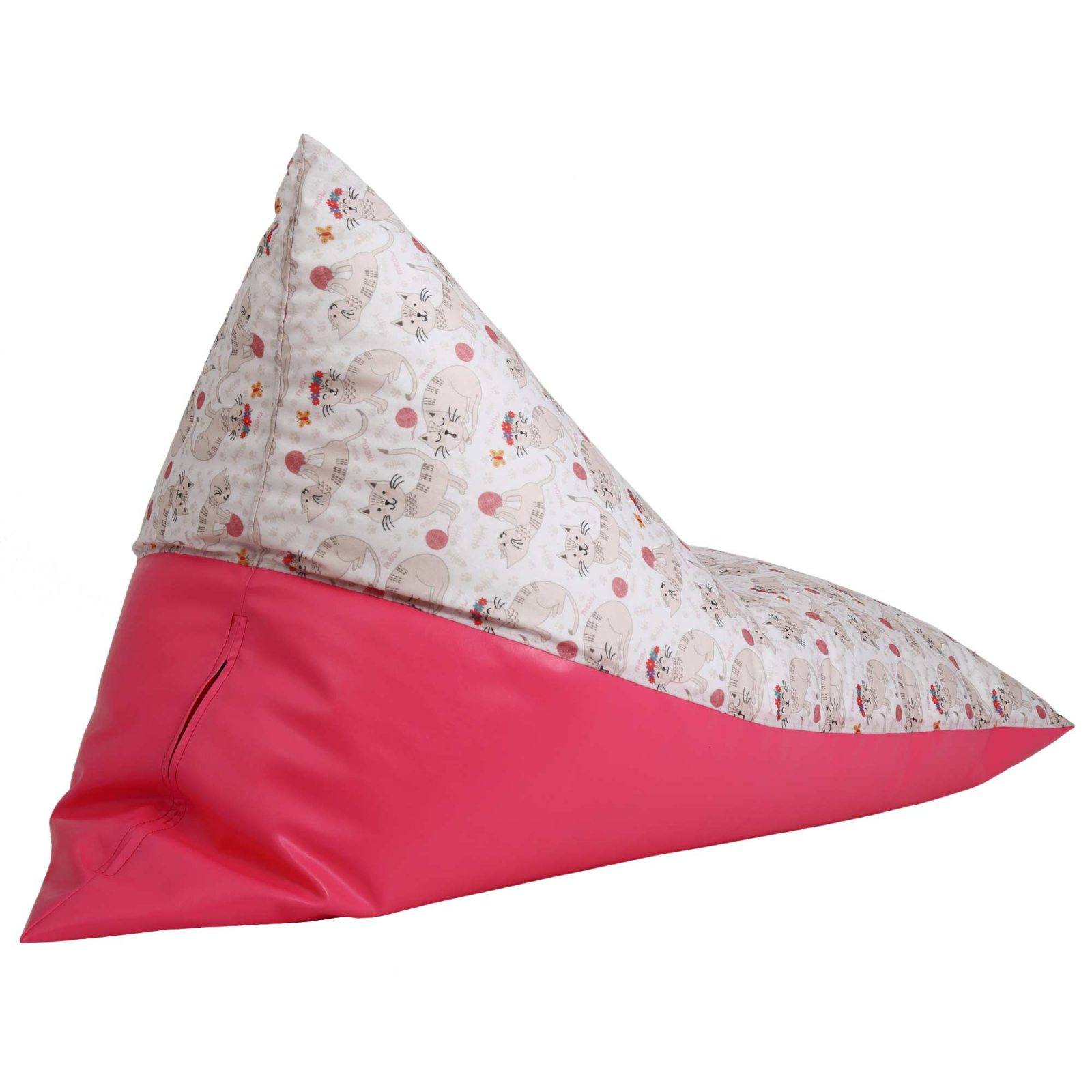 Bean bag Relax - Pisici roz - Imitatie piele roz [4]