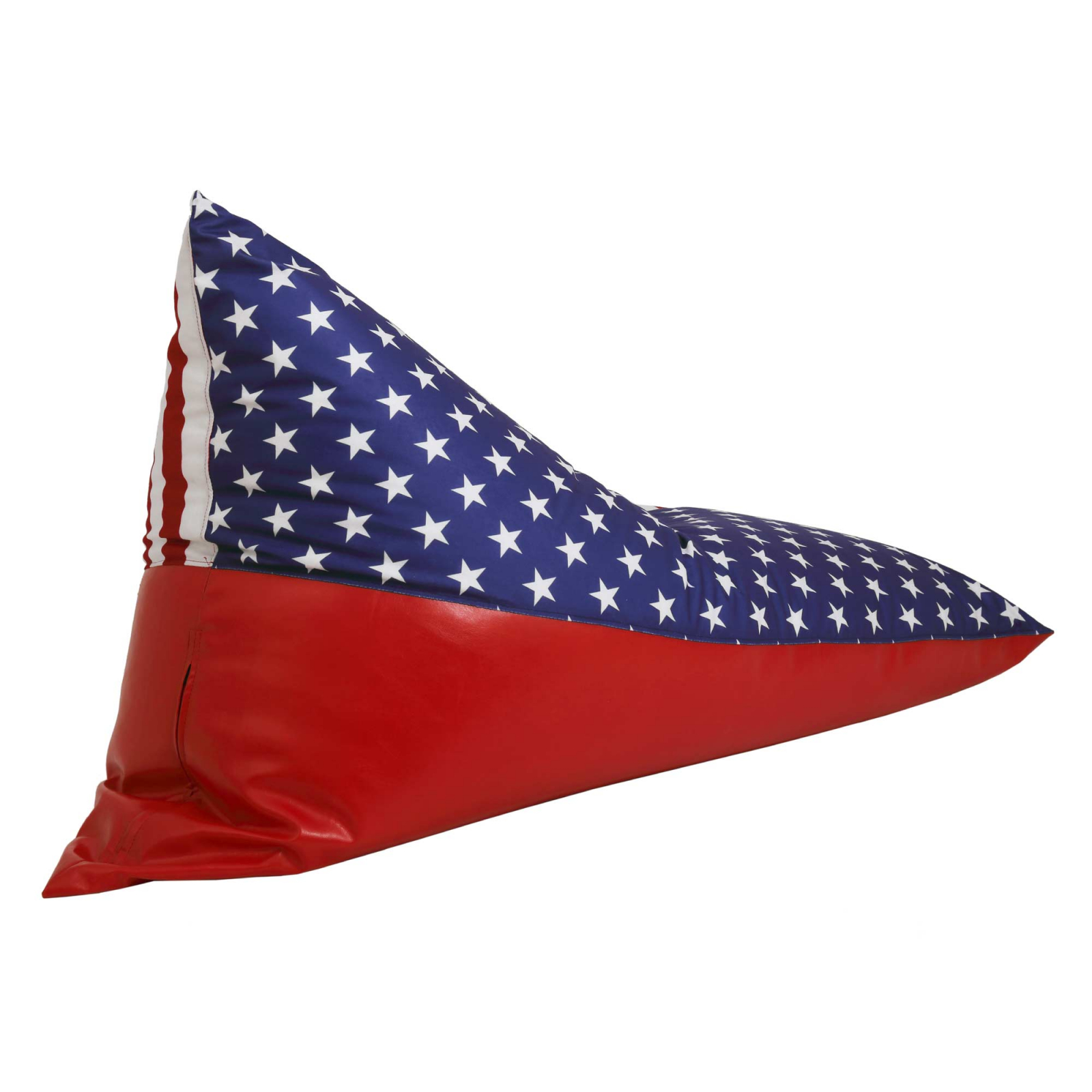 Bean bag Relax - Steag USA - Imitatie piele rosu [4]