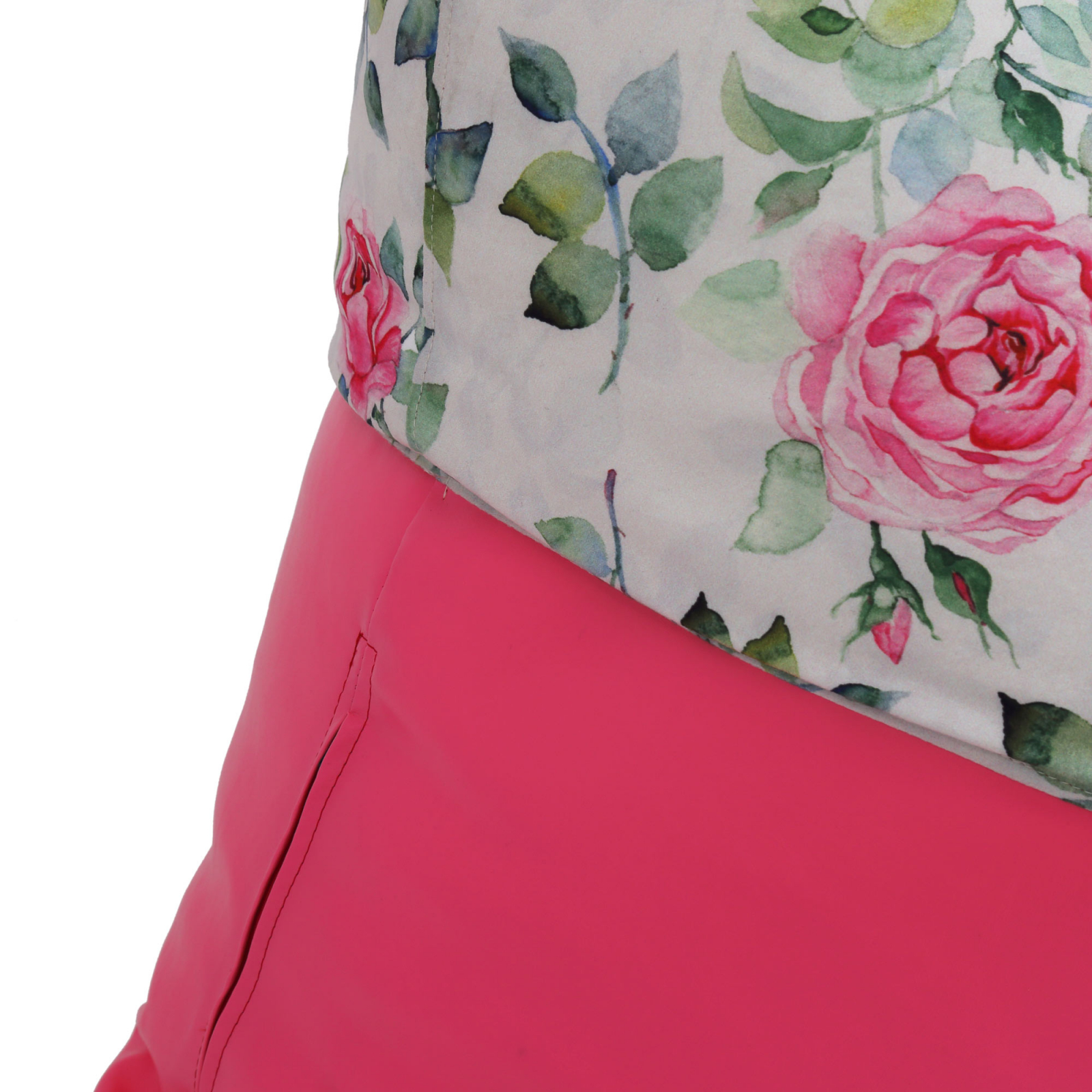 Bean bag Relax - Trandafiri acuarela - Imitatie piele roz [6]