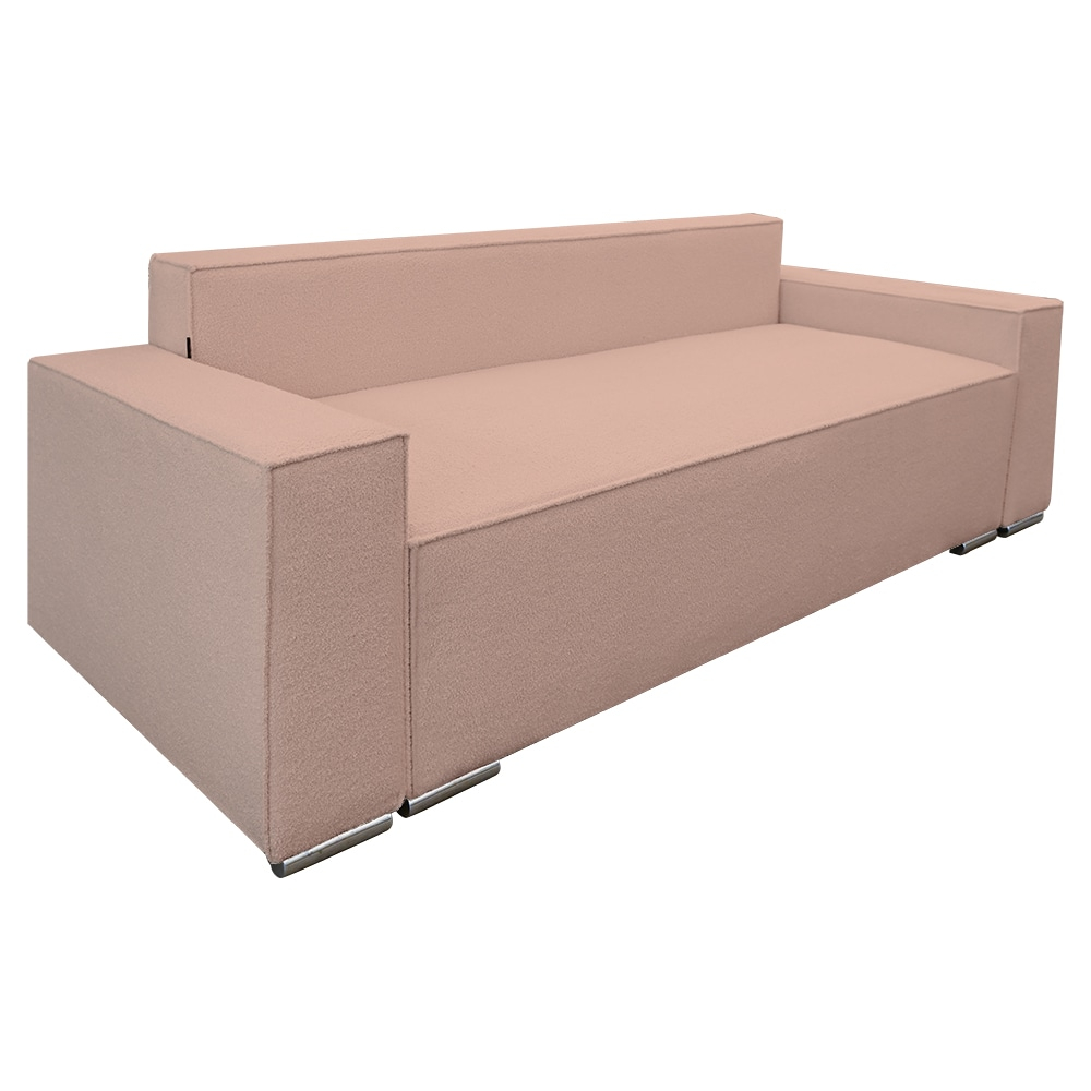 Canapea extensibila Nube cu lada de depozitare, N61 roz pudra, 230x100x82 [1]