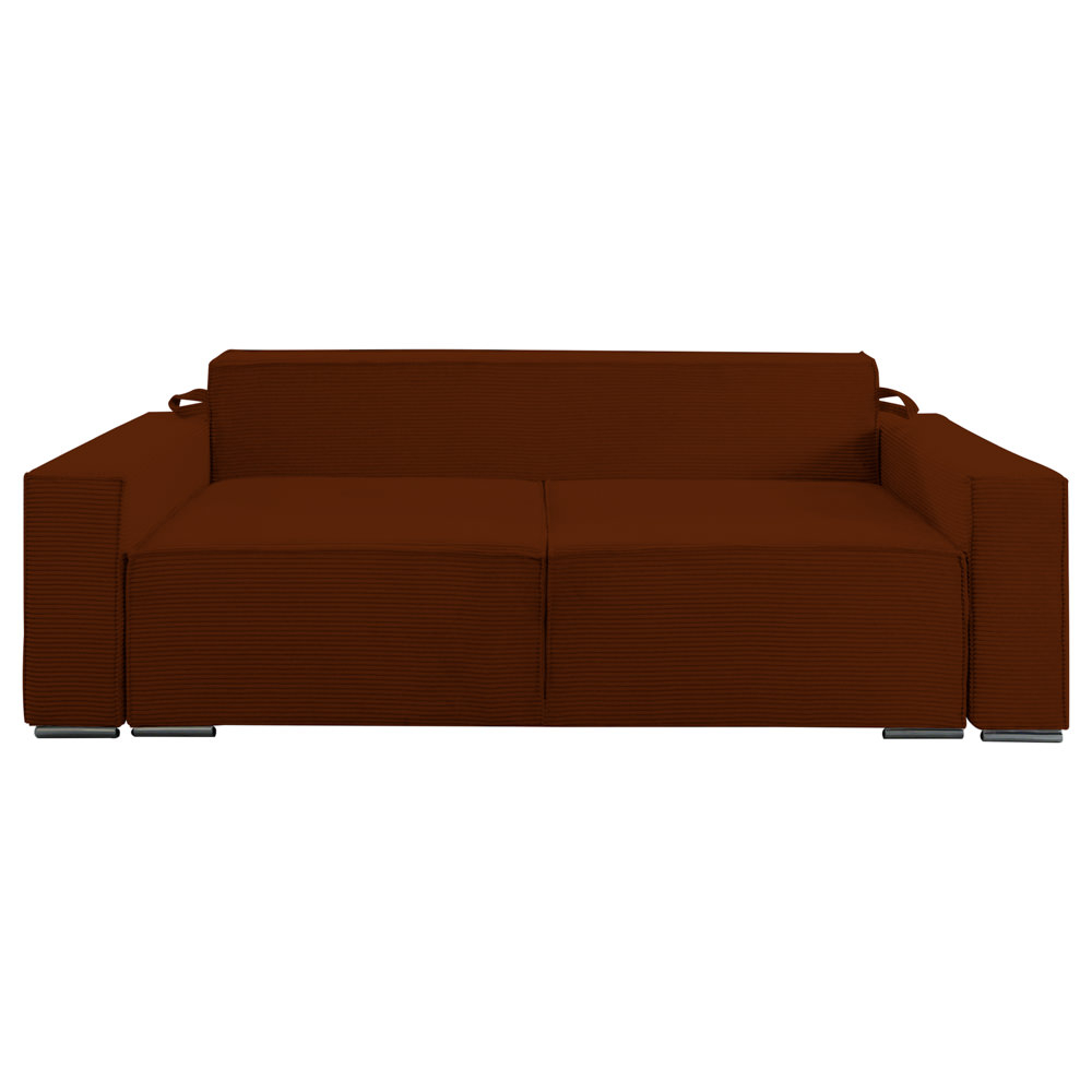 Canapea extensibila Lincoln cu lada de depozitare, L52 caramiziu, 230x100x82 [2]