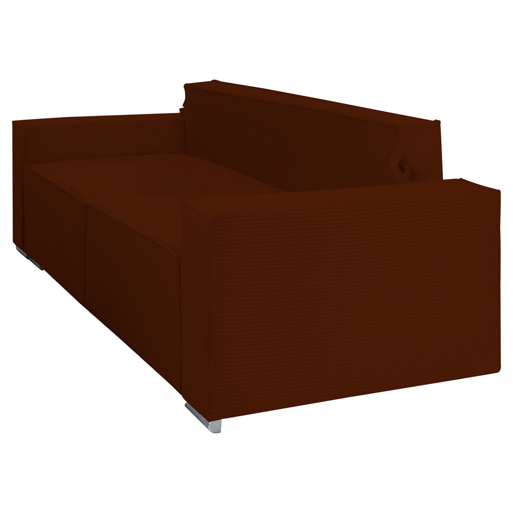 Canapea extensibila Lincoln cu lada de depozitare, L52 caramiziu, 230x100x82 [1]