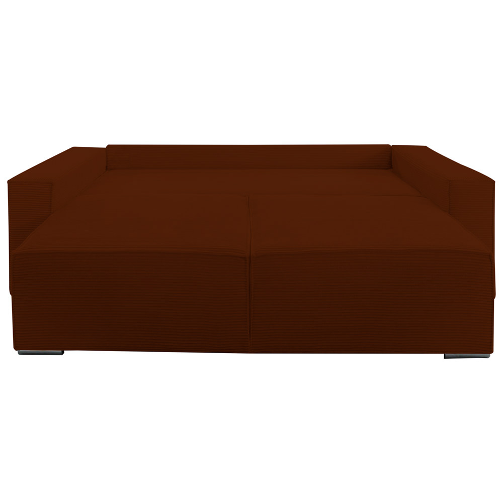 Canapea extensibila Lincoln cu lada de depozitare, L52 caramiziu, 230x100x82 [3]