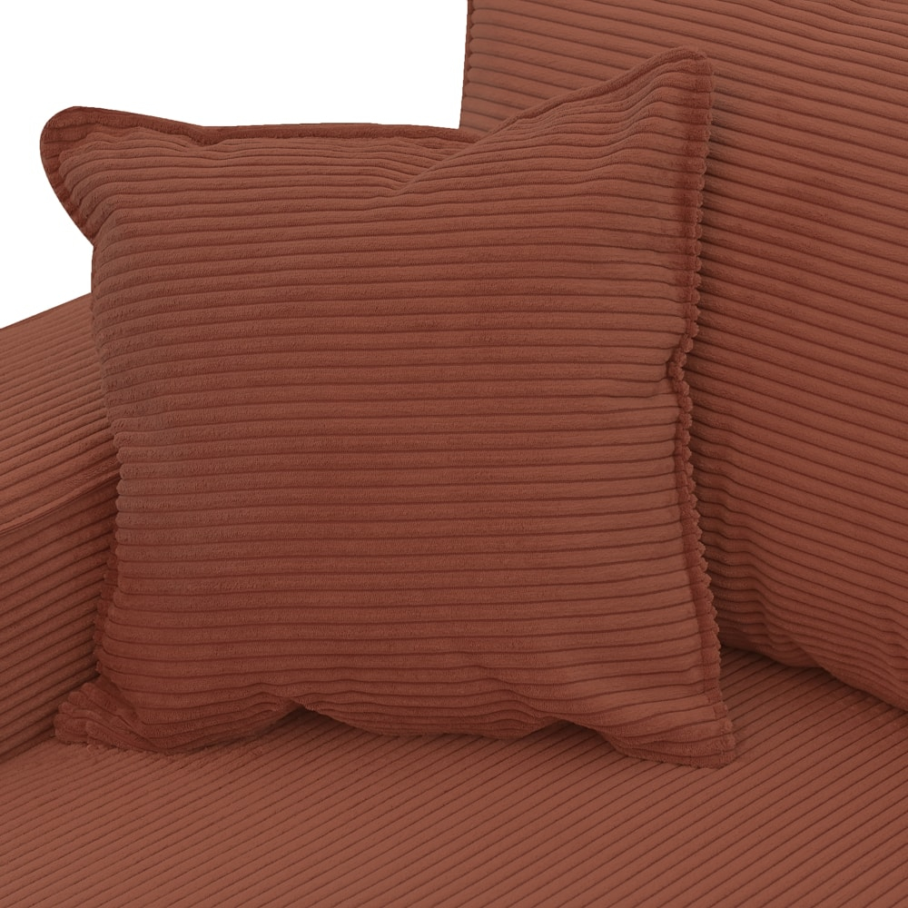 Coltar extensibil Lincoln stanga ,cu lada de depozitare, 310*185*102 cm, caramiziu 52N [6]