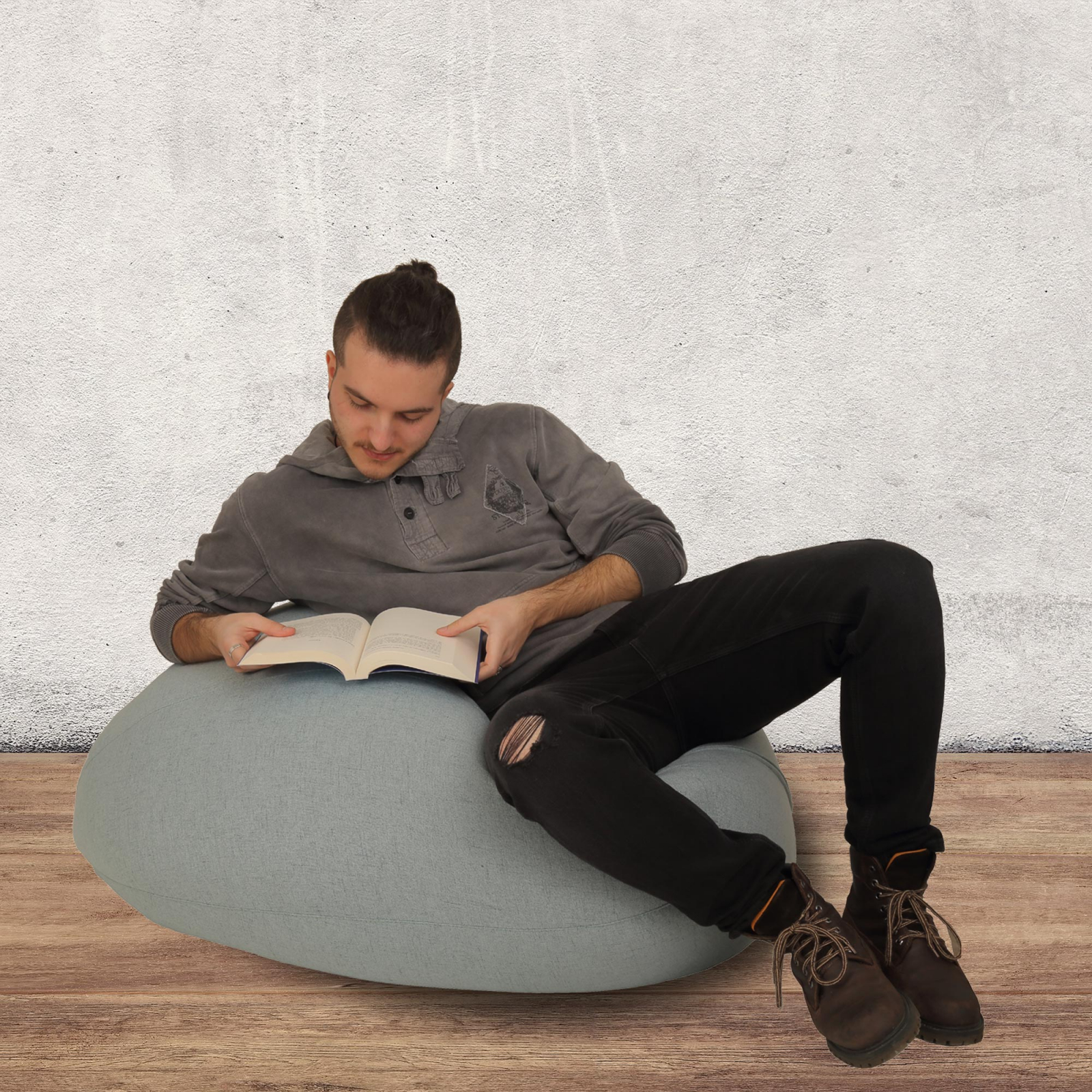 Mara - fotoliu puff - stofa G - vernil 20 [6]