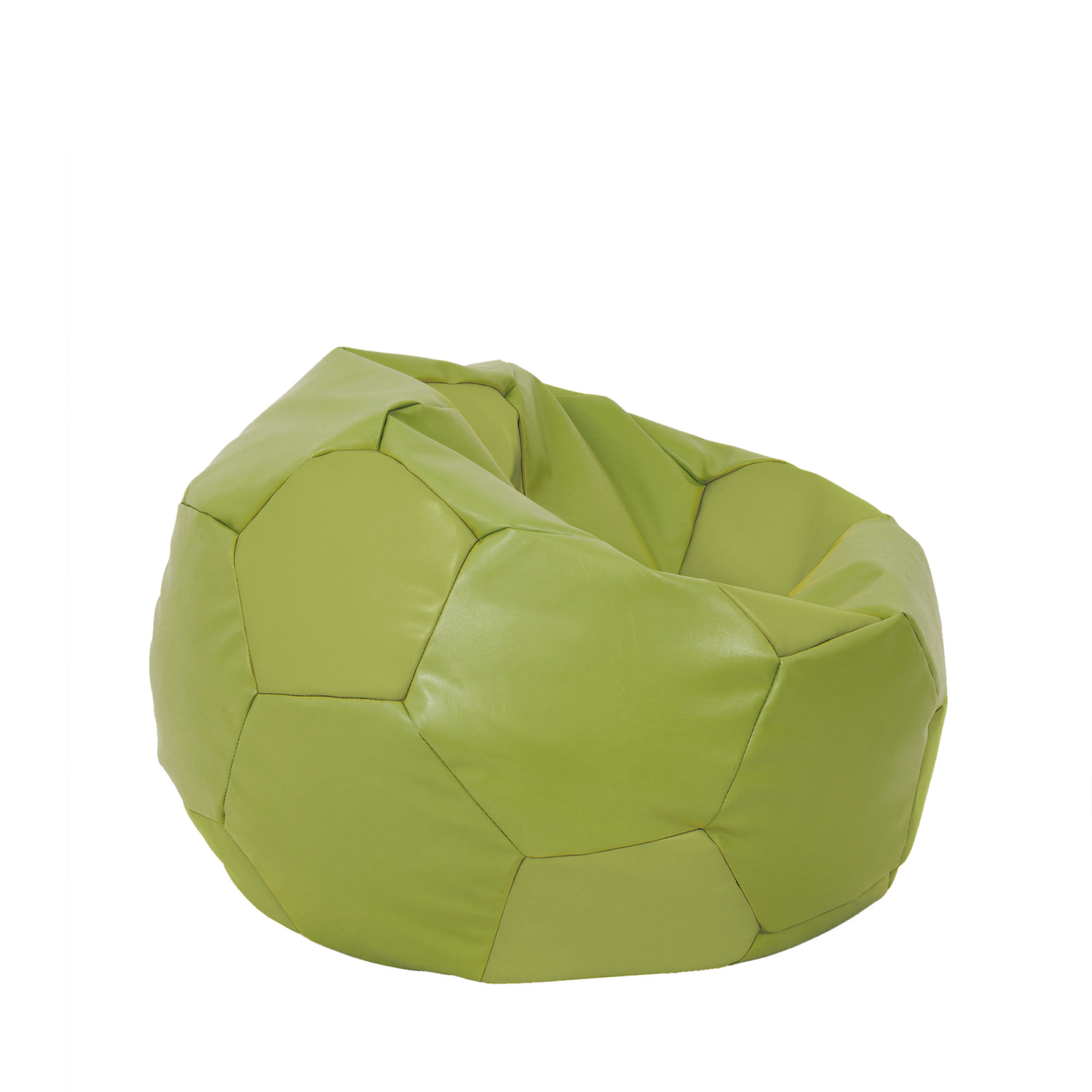 Mondo Ball - fotoliu puf - imitatie piele - verde [1]