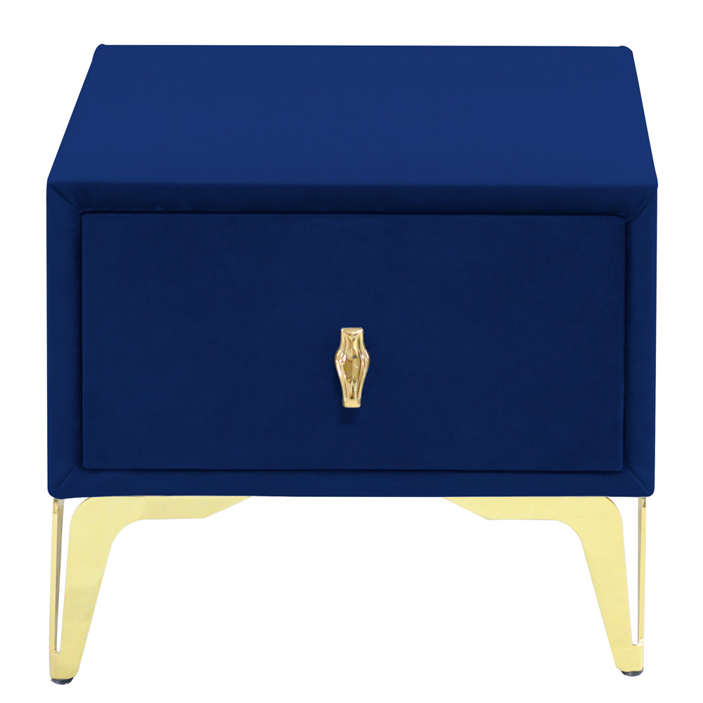 Noptiera tapitata albastru imperial, cu picioare aurii [2]