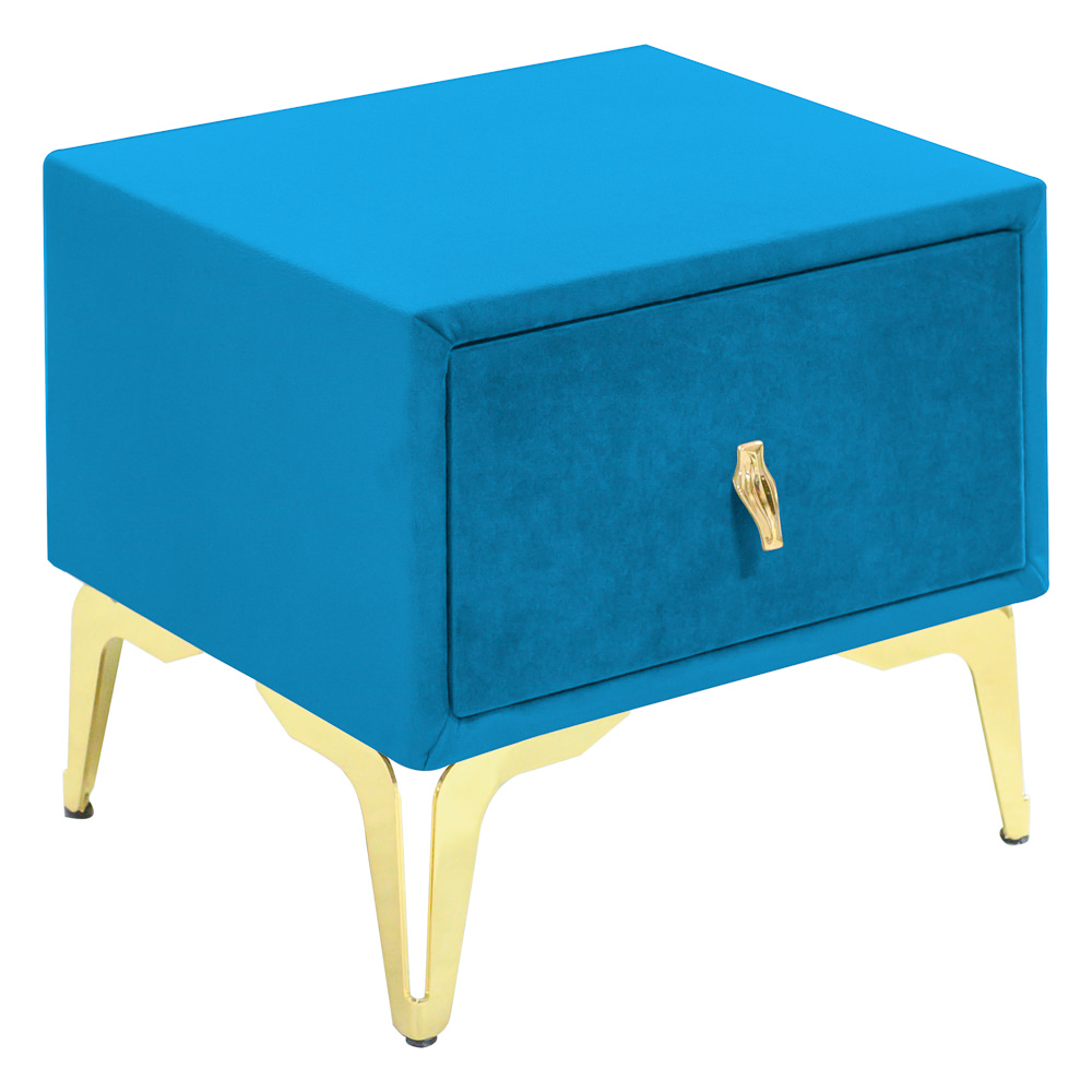 Noptiera tapitata albastru deschis, cu picioare aurii [1]