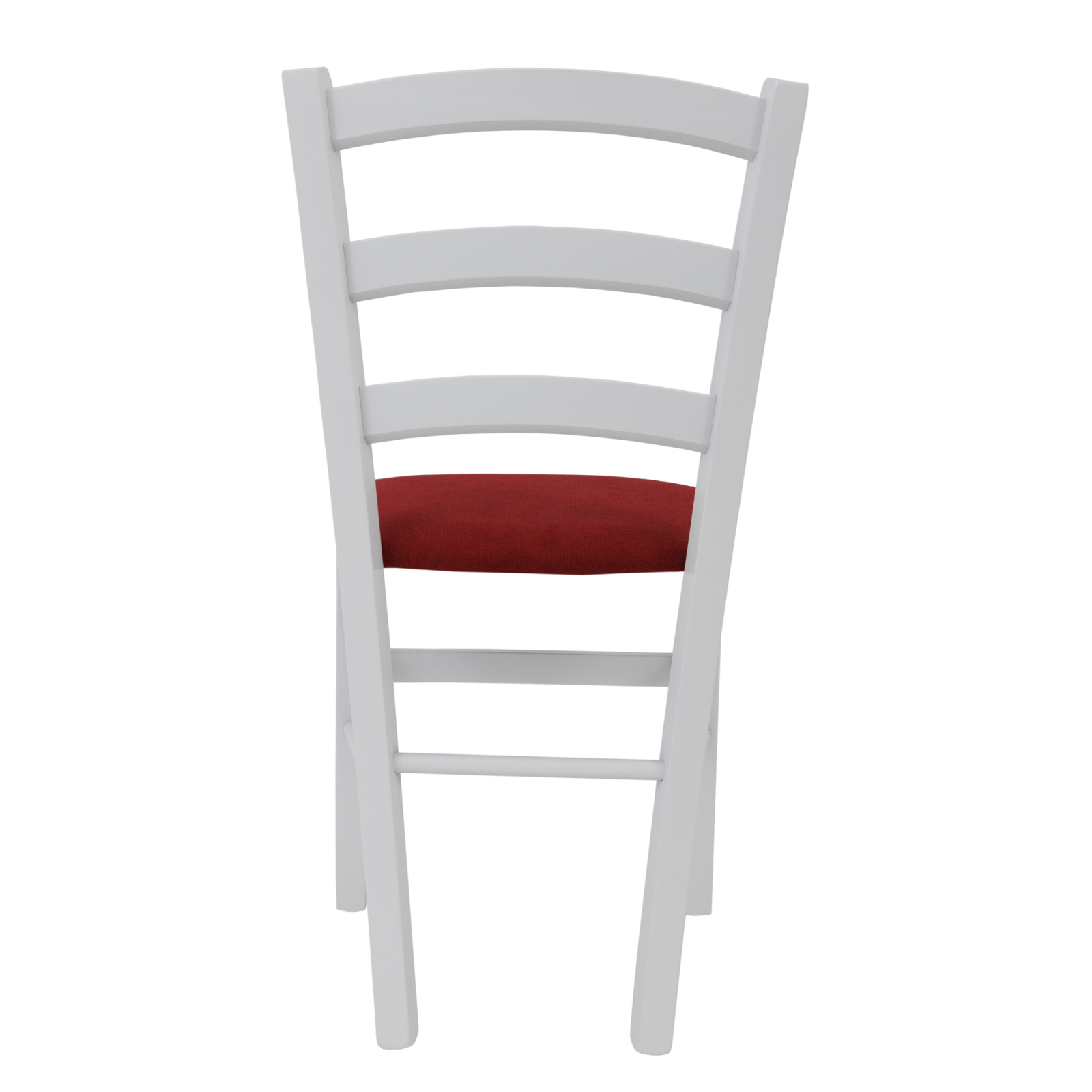 Scaun Paesana, cadru fag, culoare alb, material stofa K4 rosu [3]