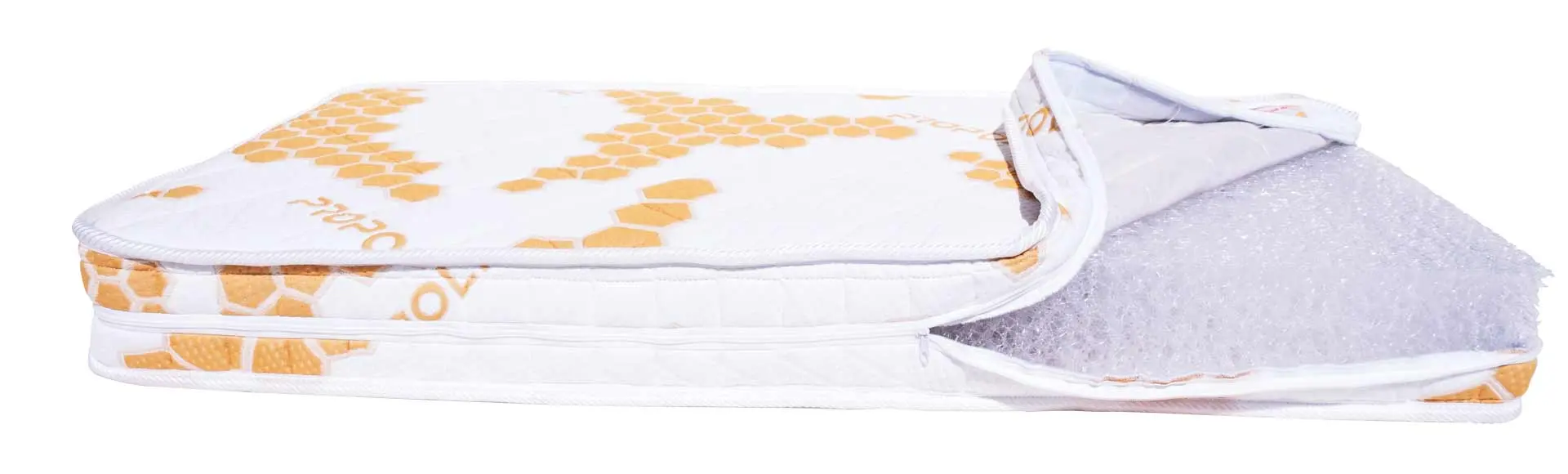 Saltea pentru copii BABY AIR MATS 120cm*60cm*12cm, tesatura tratata cu propolis, complet lavabila, husa detasabila din bumbac, fermitate ridicata [3]