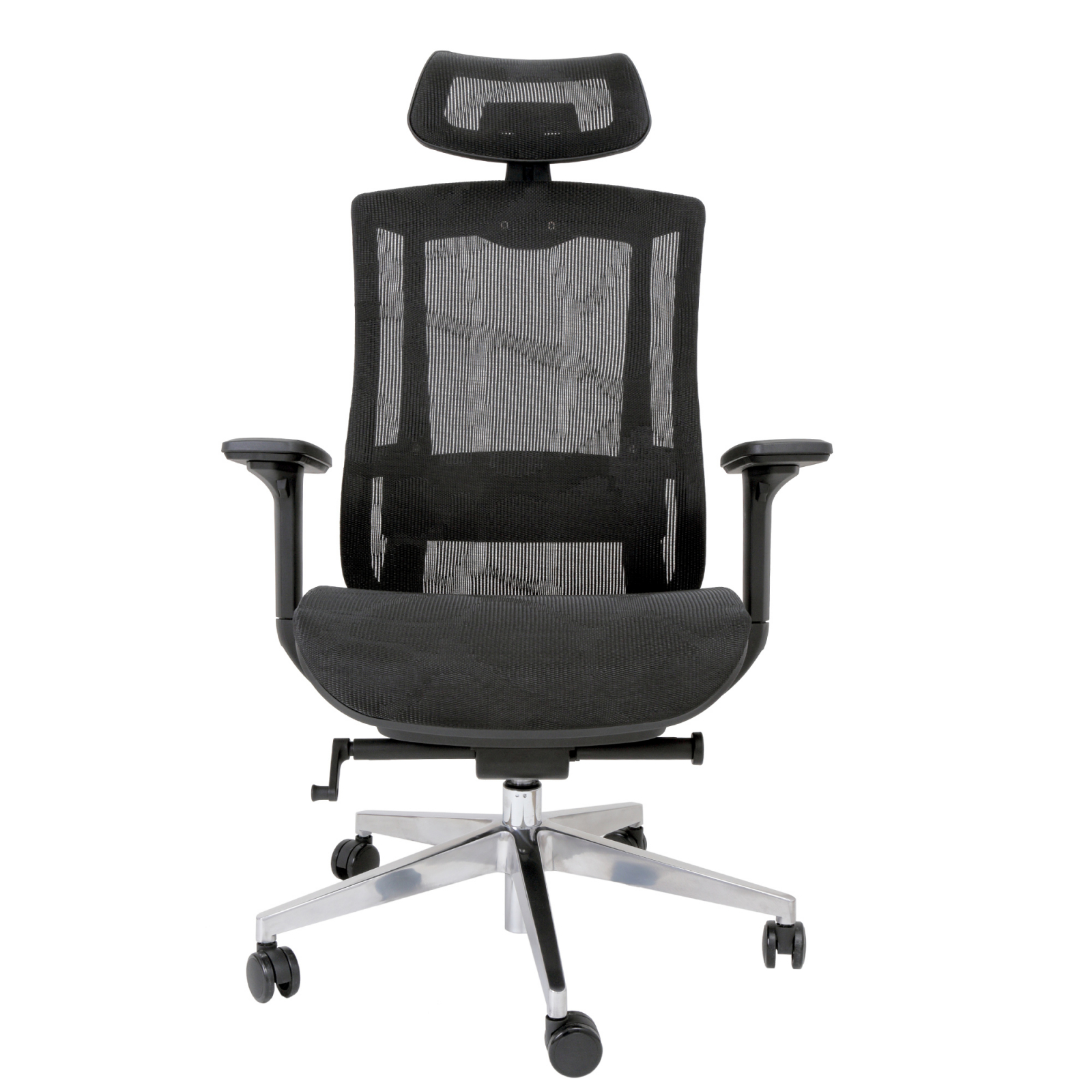 Scaun full mesh Lyon Lux - negru/negru [1]