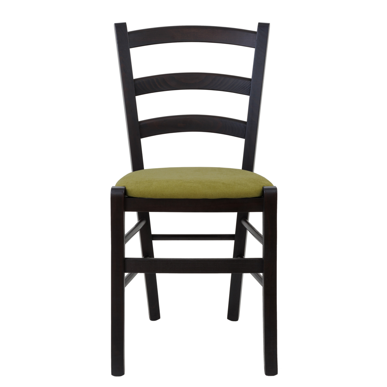 Scaun Paesana, cadru fag, culoare wenge, material stofa K2 verde [1]