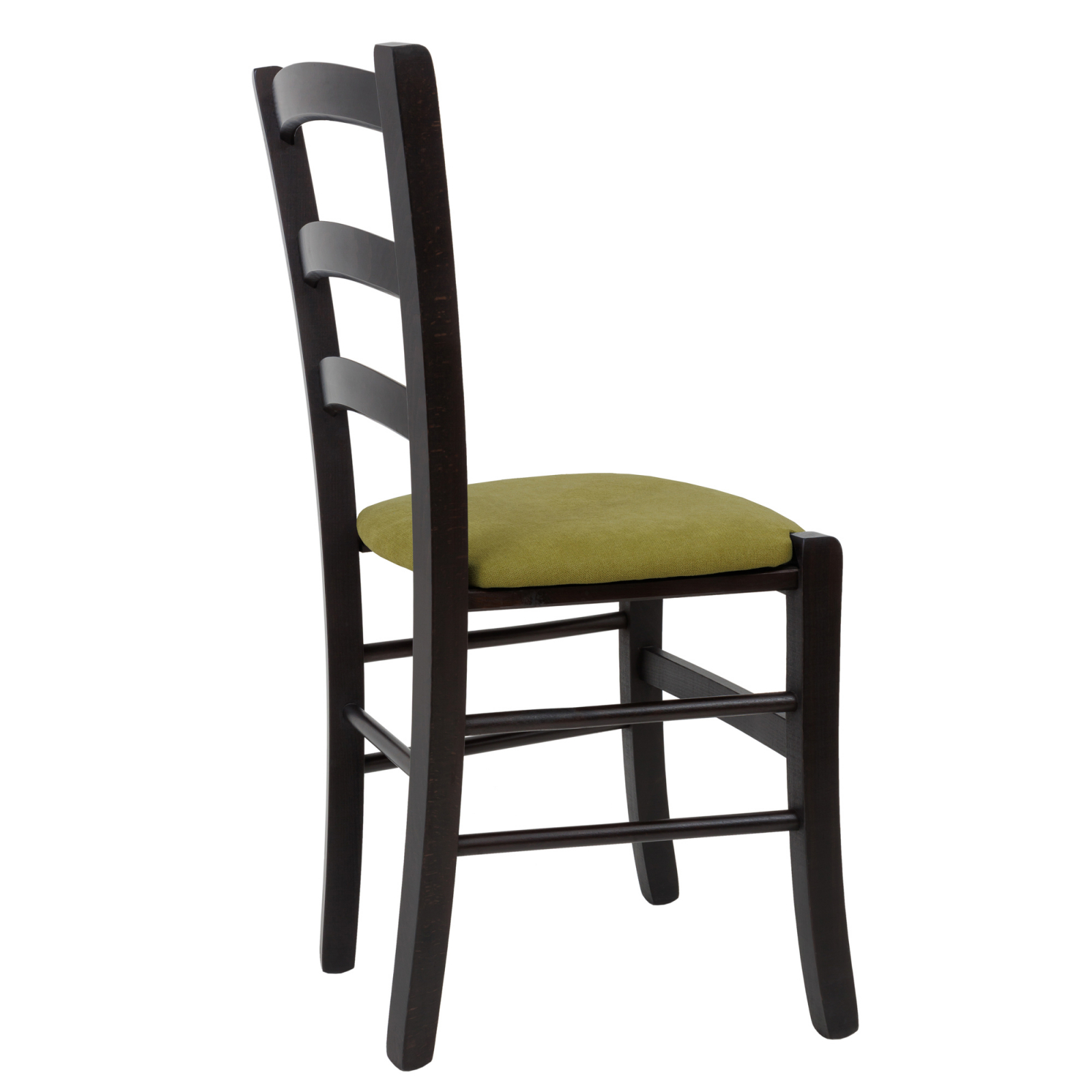 Scaun Paesana, cadru fag, culoare wenge, material stofa K2 verde [2]